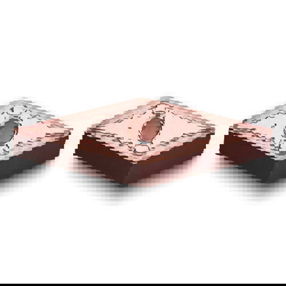 Turning Inserts; Relief Angle: 0 ; Corner Radius (Decimal Inch): 0.0160 ; Included Angle: 35 ; Manufacturer Grade: TT5080 ; Coating/Finish: AlTiN; Titanium Nitride ; Wiper Edge: No